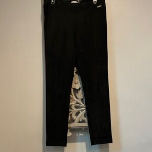 Calvin Klein Faux Suede Black stretchy pants. Size M. Perfect condition